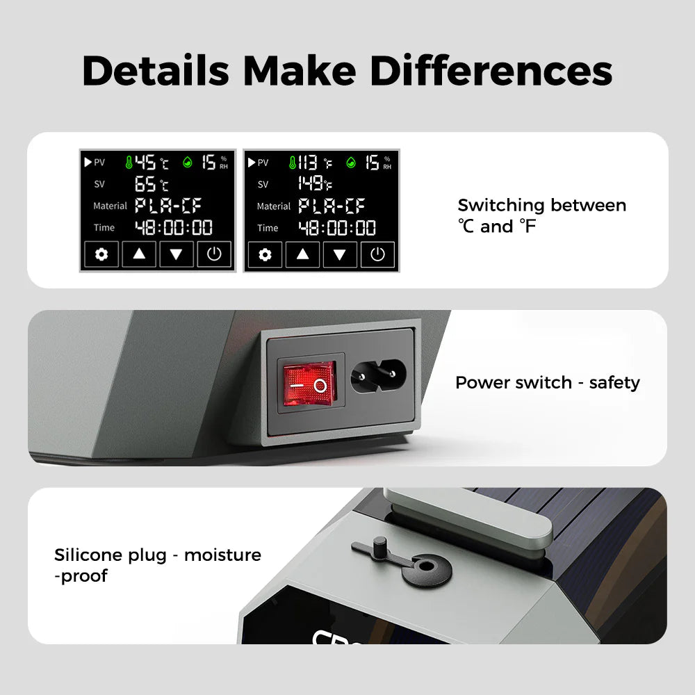 (Pre-venta) Secador de Filamentos Creality Space Pi Filament Dryer