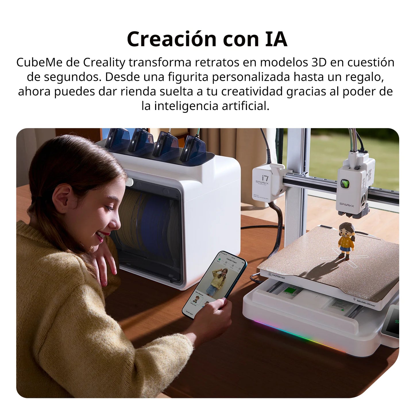 Impresora 3D Creality SparkX i7 Color Combo (Pre-Venta)