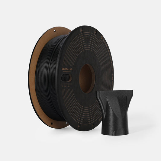 Filamento Bambu Lab PPA-CF negro 0.75 kg con carrete reutilizable