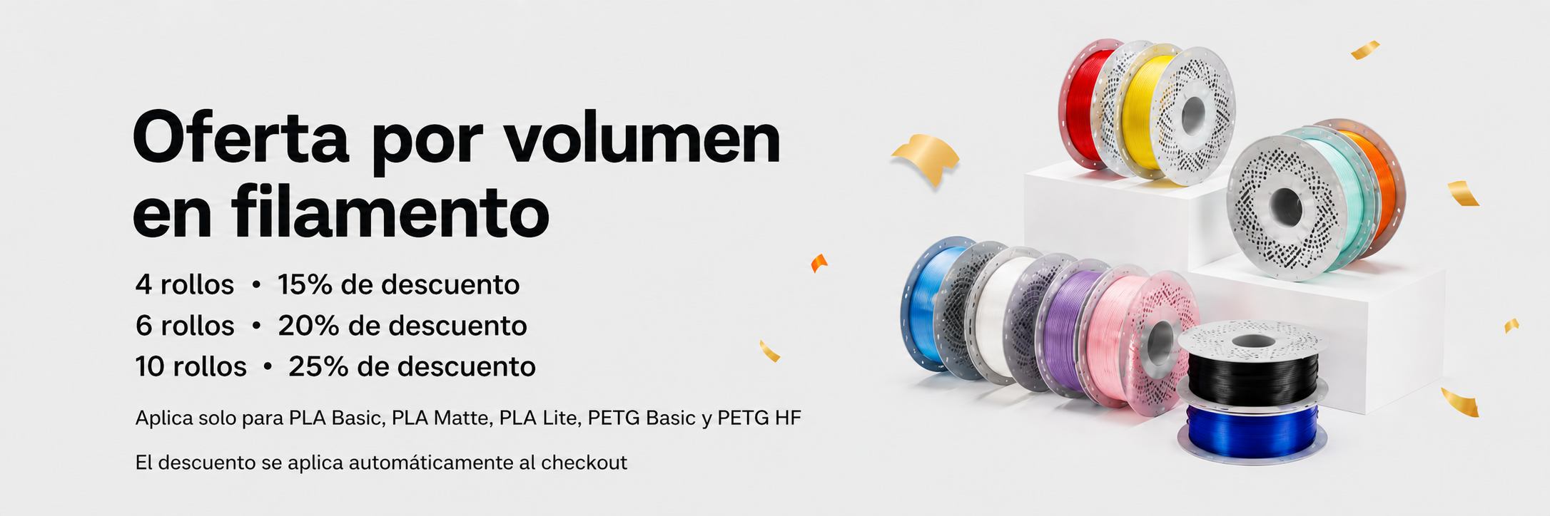 Venta por volumen · Filamento Bambu Lab