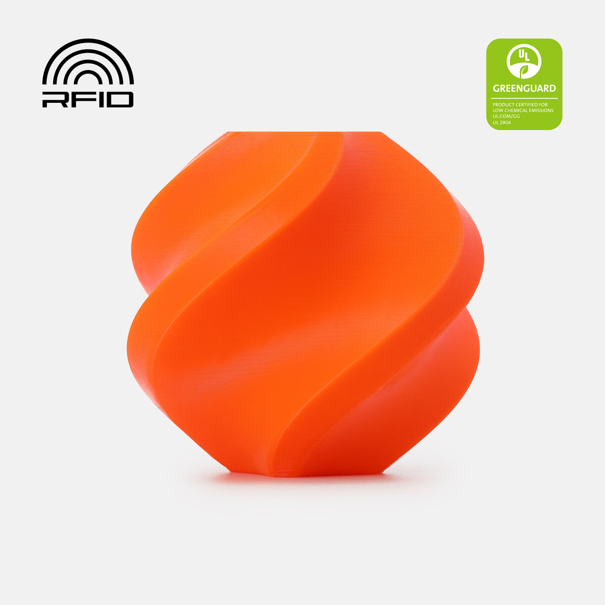 Filamento Bambu Lab PETG Basic - Orange (30301)