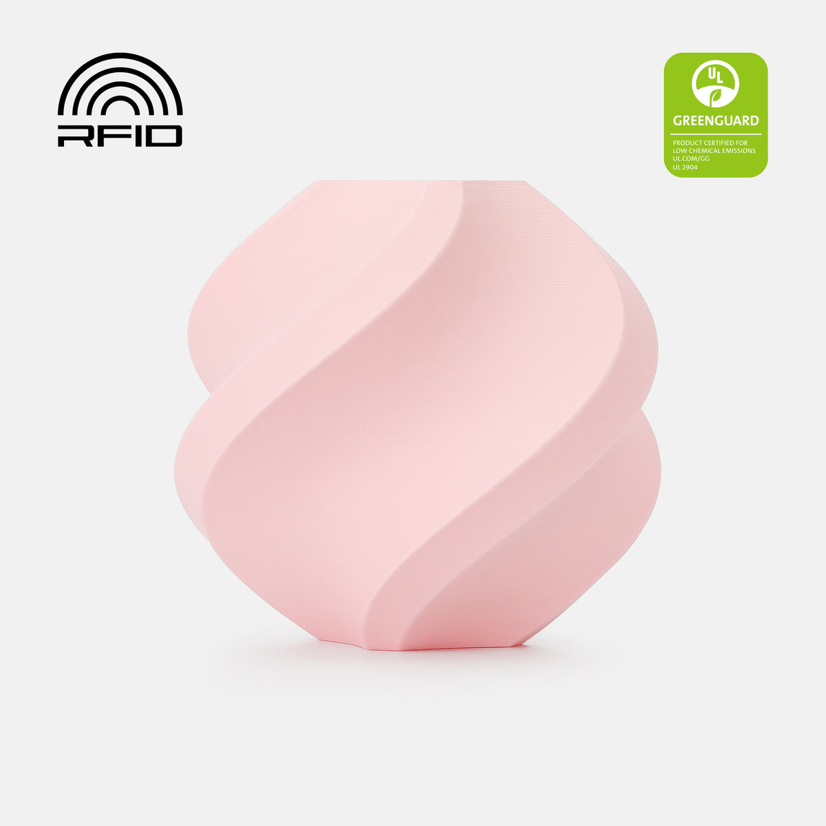 Filamento Bambu Lab PLA Pure - Milky Pink