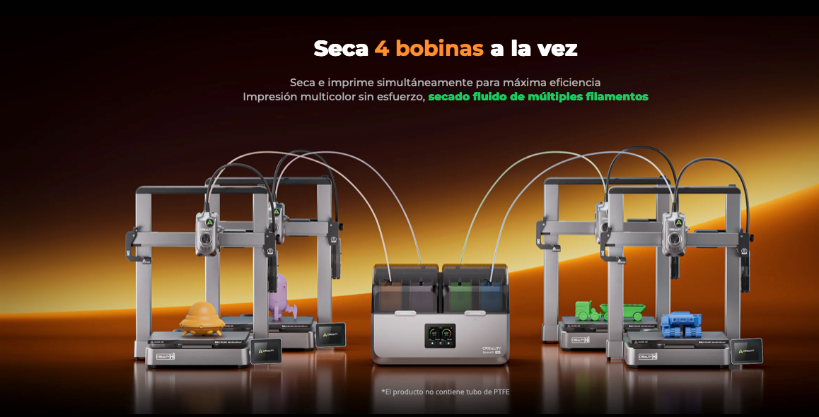 (Pre-venta) Secador de Filamento Creality SpacePi X4